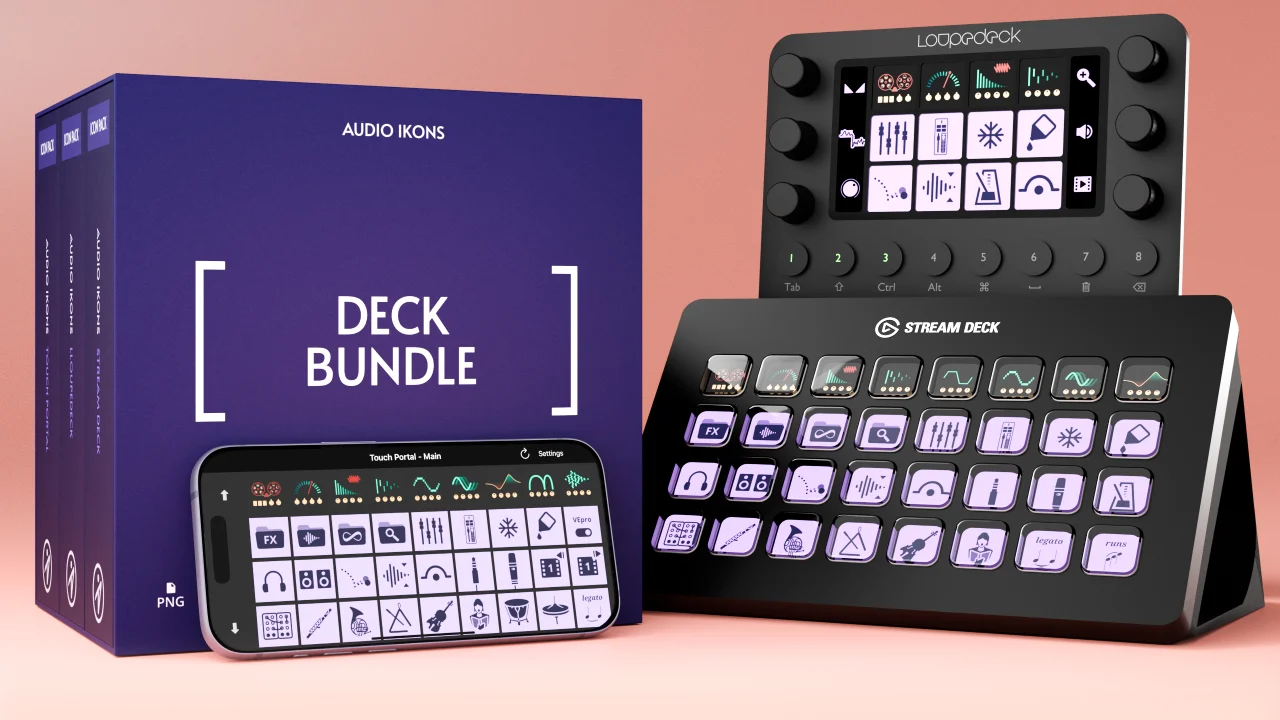 Contains the Stream Deck, Loupedeck and Touch Portal icon packs.